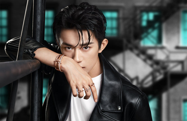 Jackson Yee, nouvel ambassadeur des bijoux homme Tiffany and Co.