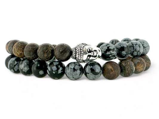 Men's wrap bracelet | The Samsara Buddha