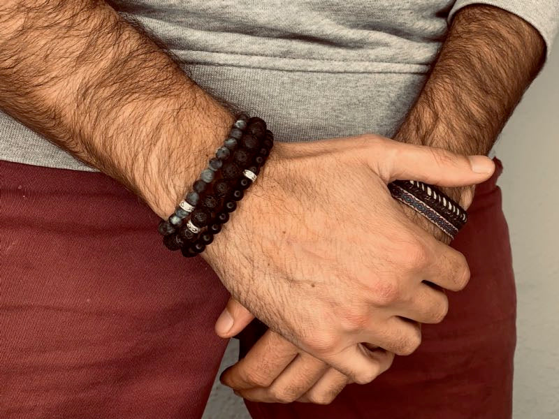 Pack bracelets homme | Le Black Harmony