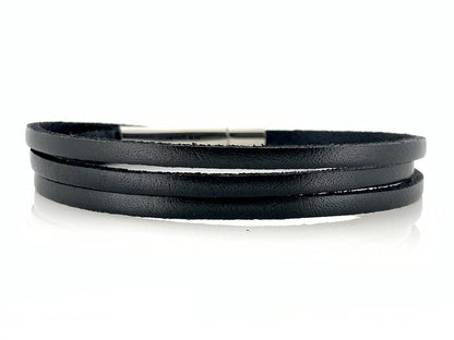 bracelet-homme-cuir-noir-portland